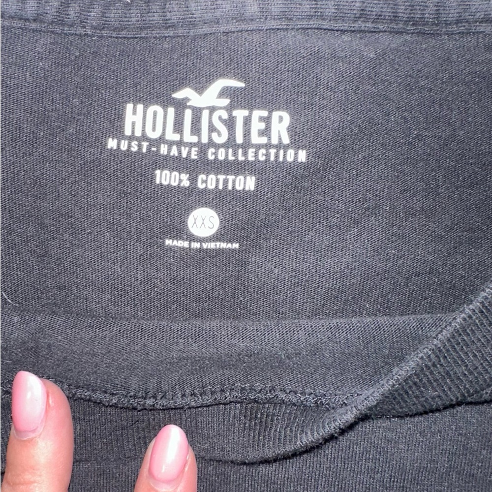 Hollister Charcoal Cotton Top